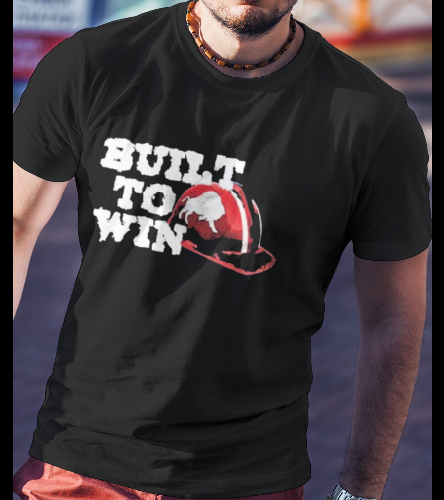 Buffalo Bills Built To Win Helmet Graphic T-Shirt