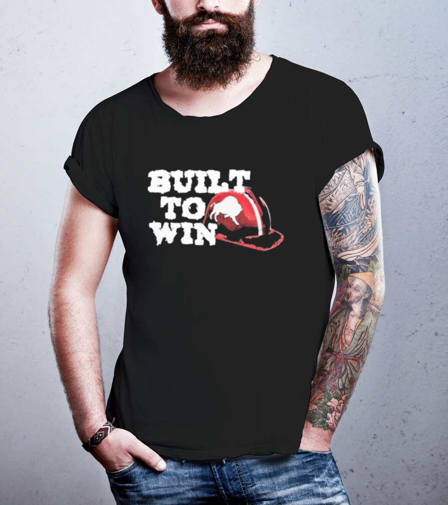 Buffalo Bills Built To Win Helmet Graphic T-Shirt