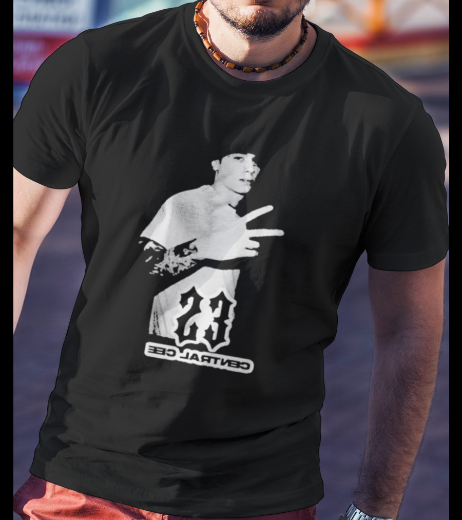 Central Cee Rap Bro Mask 23 White T-Shirt