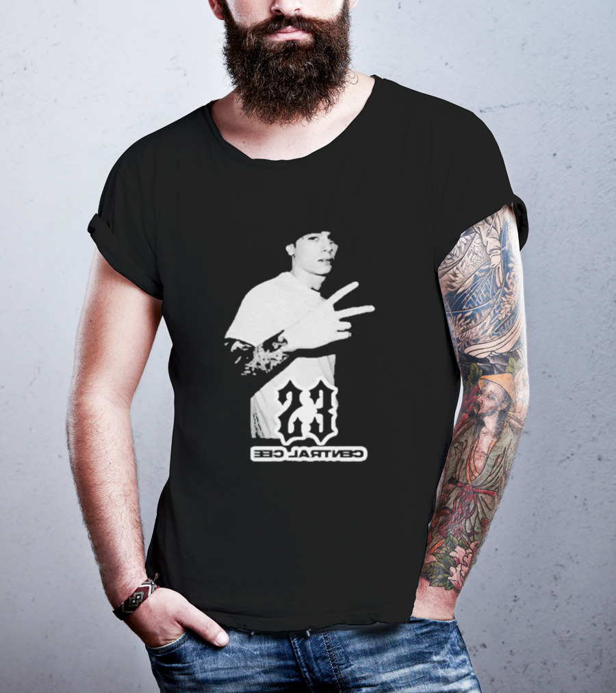 Central Cee Rap Bro Mask 23 White T-Shirt