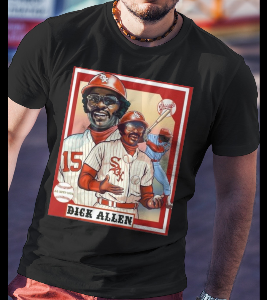 Dick Allen Chicago White Sox AL MVP 1972 Vintage Baseball Legend T-Shirt