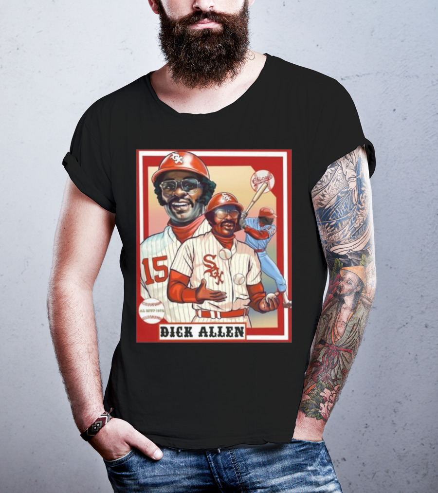 Dick Allen Chicago White Sox AL MVP 1972 Vintage Baseball Legend T-Shirt