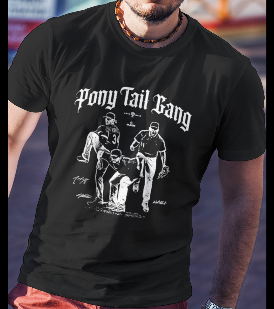 Pony Tail Gang Chicago White Sox Player Signatures T-Shirt