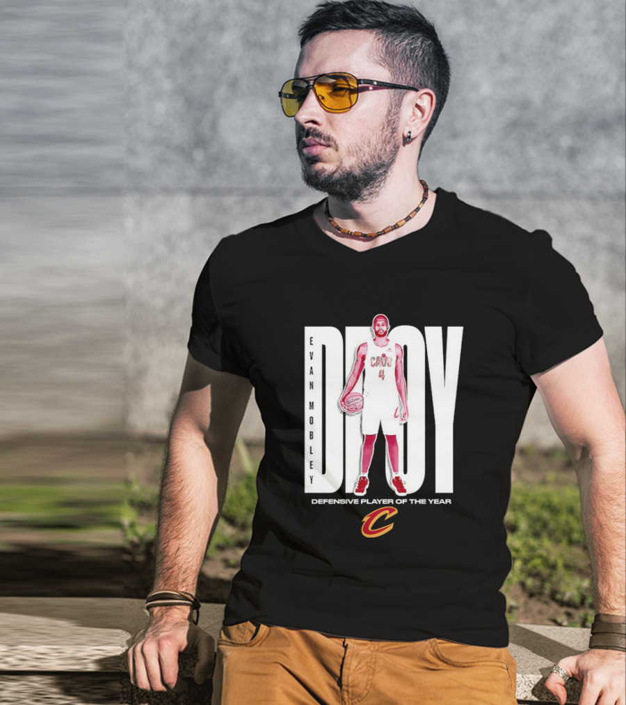 Cleveland Cavaliers Evan Mobley DPOY Defensive Player Of The Year 4 Cavs T-Shirt