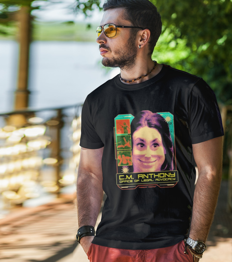 C.M. Anthony Office Of Legal Advocacy Retro Pop Art Style T-Shirt