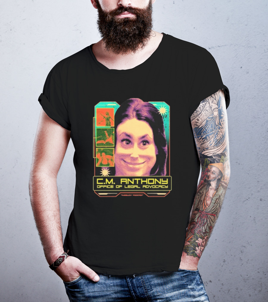 C.M. Anthony Office Of Legal Advocacy Retro Pop Art Style T-Shirt