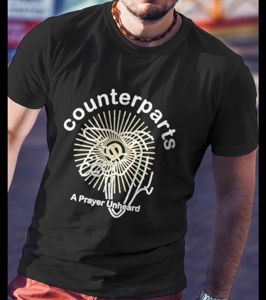Counterparts A Prayer Unheard Radiant Hand Drawing T-Shirt
