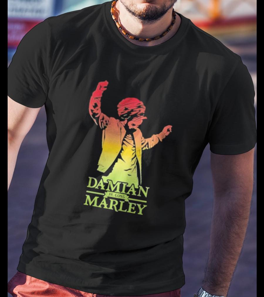 Damian Marley Reggae Colors Dancing T-Shirt
