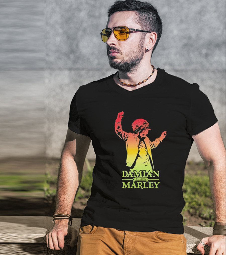 Damian Marley Reggae Colors Dancing T-Shirt