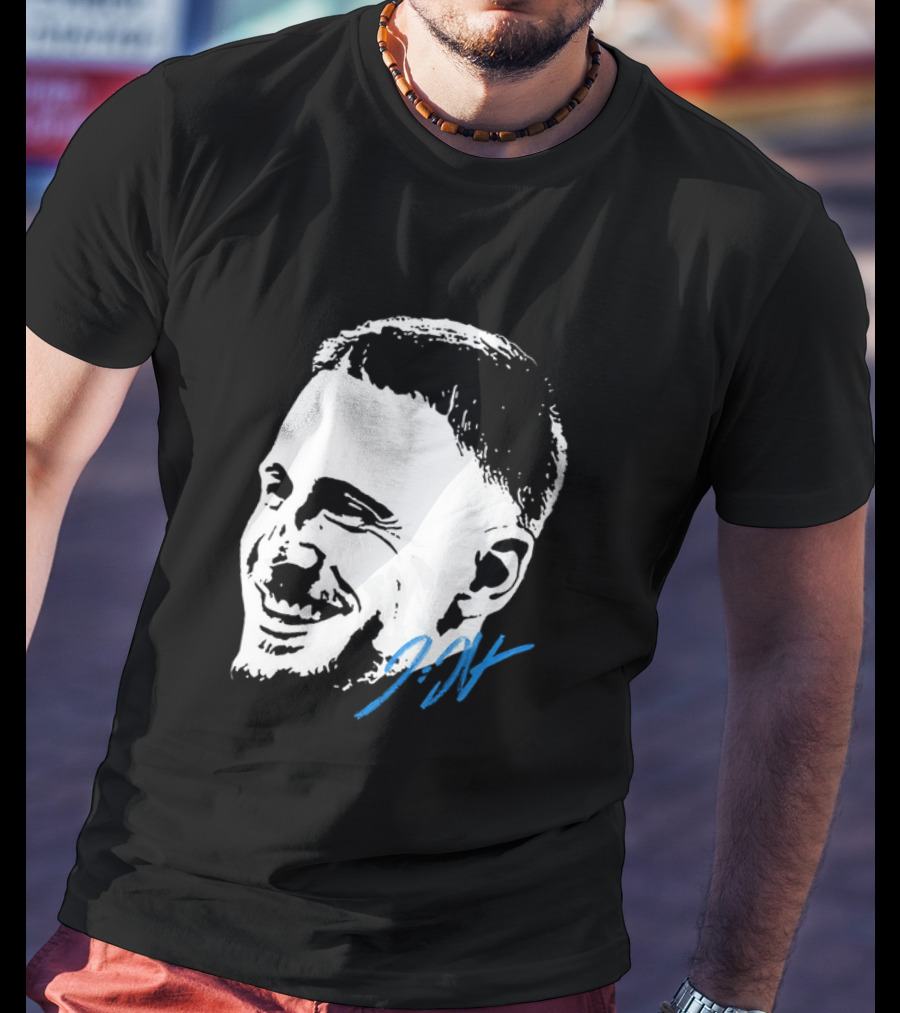 Donte DiVincenzo Signature Minnesota Timberwolves Bigface T-Shirt