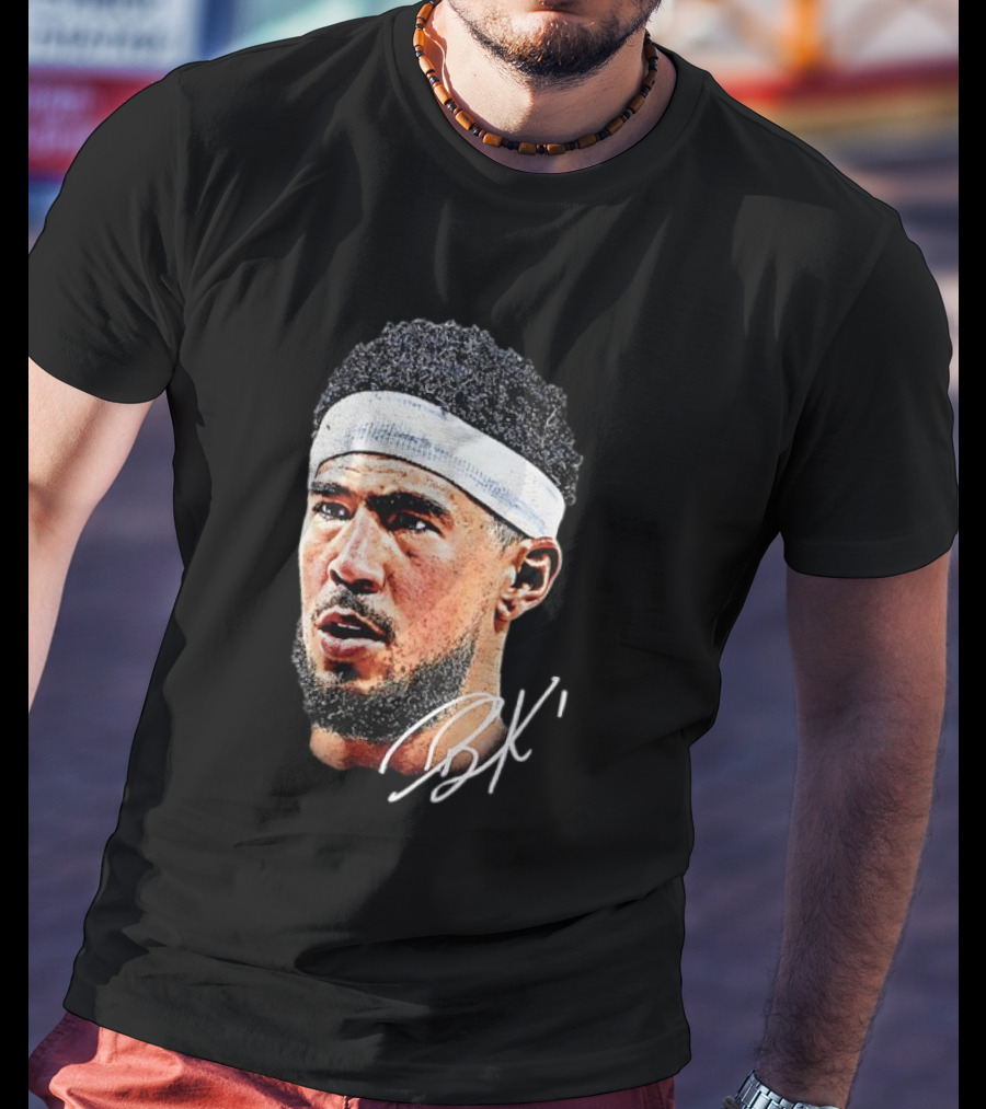 Devin Booker NBA Big Face BK Signature T-Shirt
