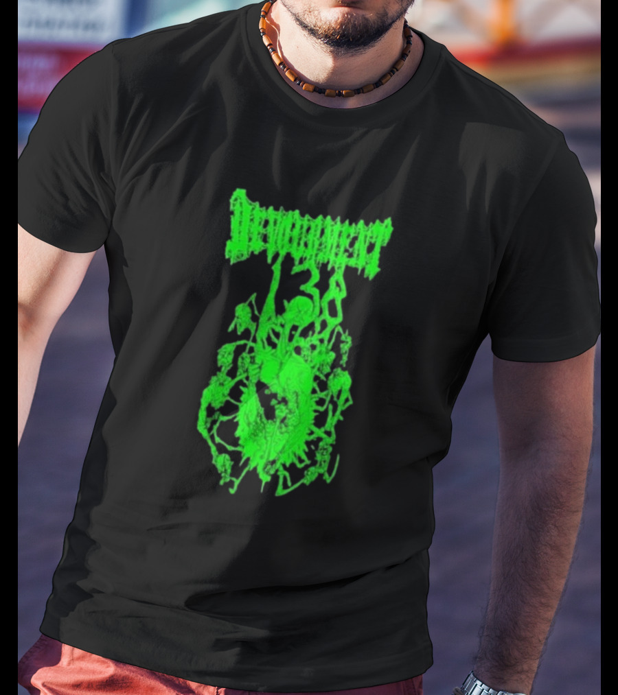 Devourment Butcher The Weak Green Splatter Graphic T-Shirt