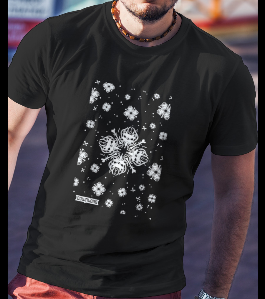 Download Festival Snowflake Pattern T-Shirt