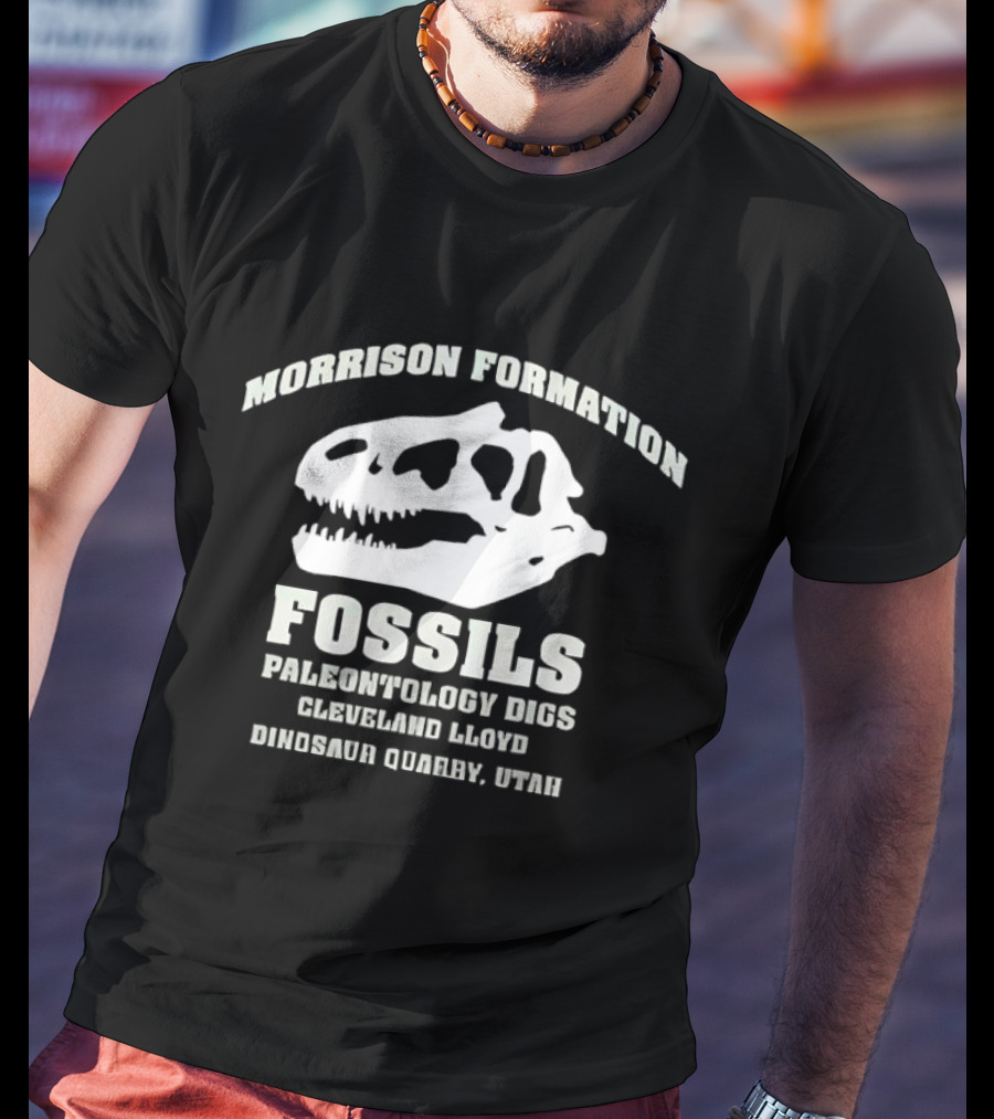 Morrison Formation Fossils Paleontology Digs Cleveland Lloyd Dinosaur Quarry Utah T-Shirt