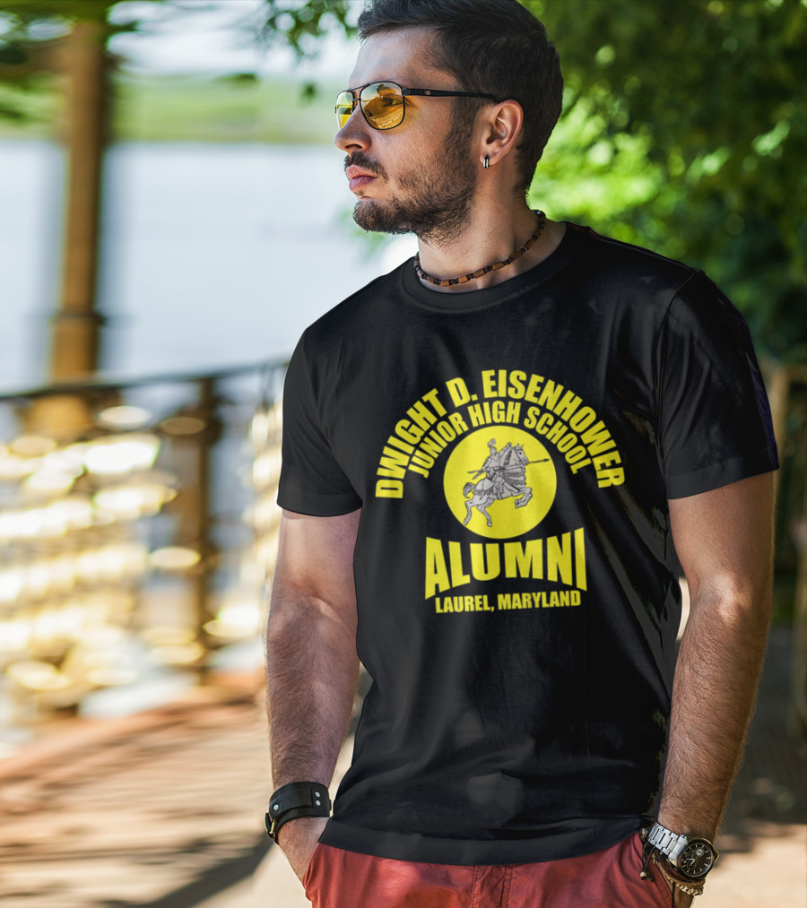 Dwight D Eisenhower Junior High School Alumni Laurel Maryland T-Shirt