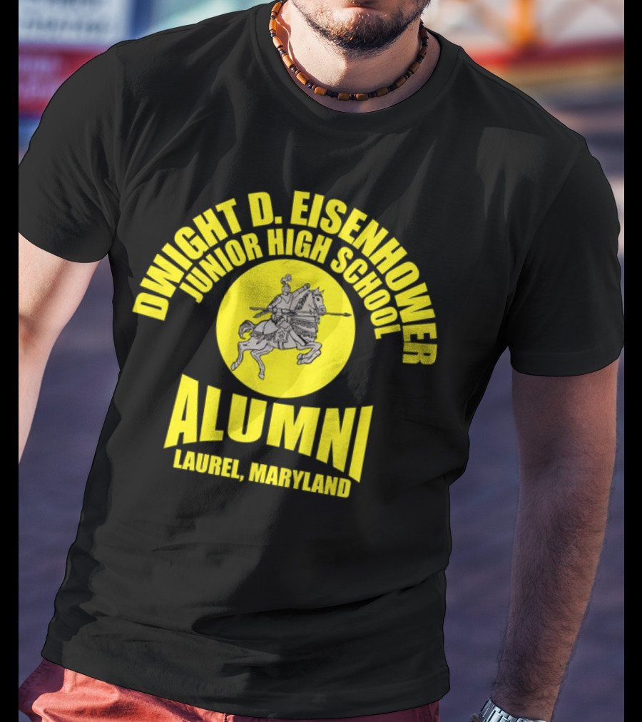 Dwight D Eisenhower Junior High School Alumni Laurel Maryland T-Shirt