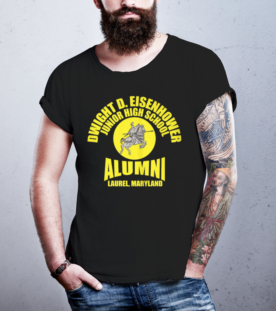 Dwight D Eisenhower Junior High School Alumni Laurel Maryland T-Shirt