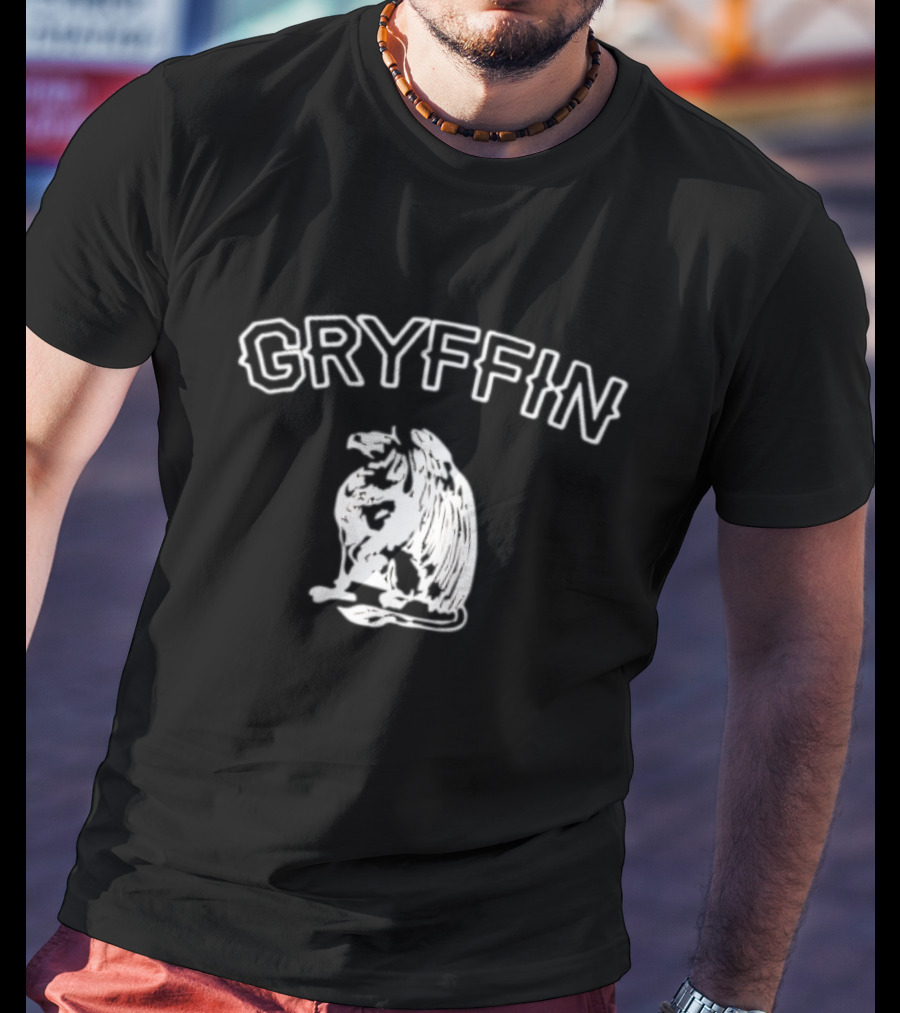 Gryffin Eagle Mythical Creature Illustration T-Shirt