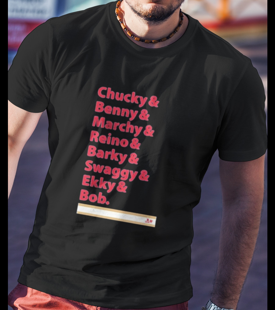 Florida Panthers Chucky Benny Marchy Reino Barky Swaggy Ekky Bob Names T-Shirt