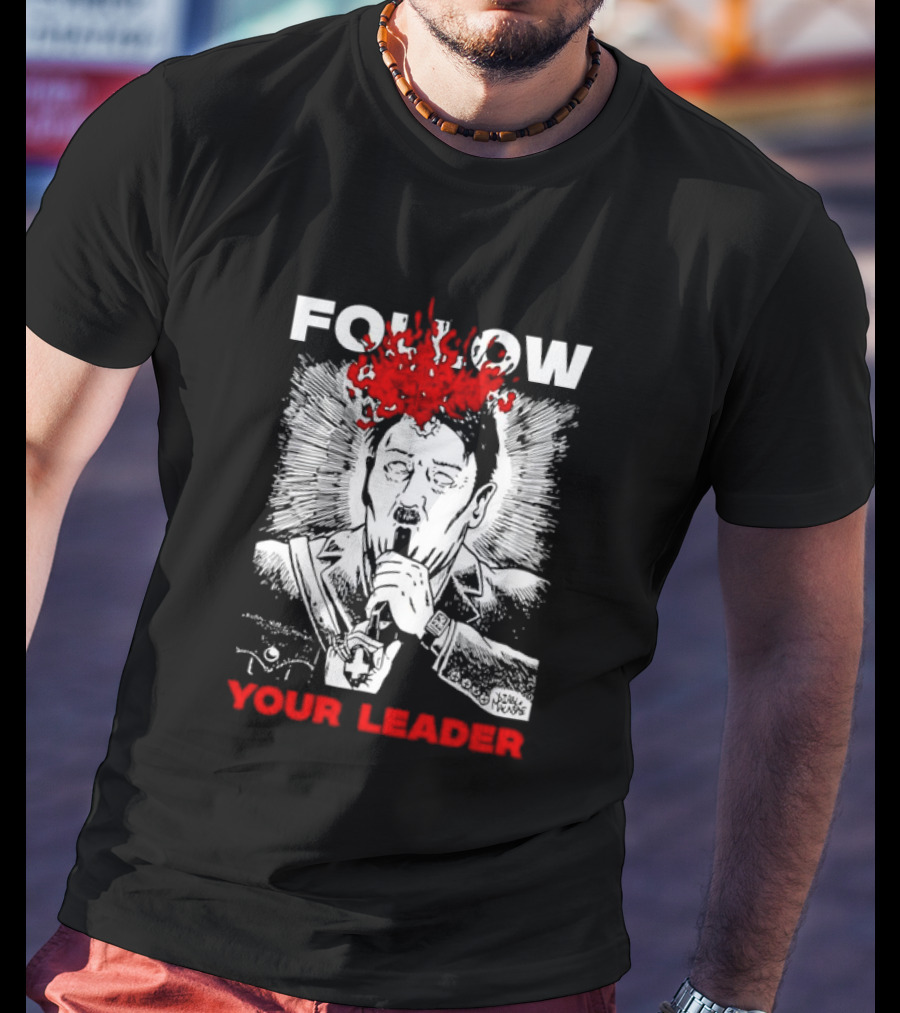 Follow Your Leader Diablo Macabre Skull And Flames T-Shirt