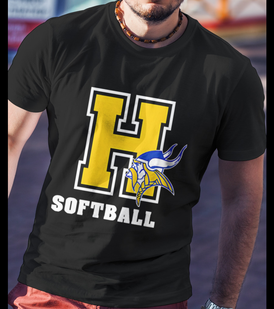 Francis Howell Vikings H Softball T-Shirt