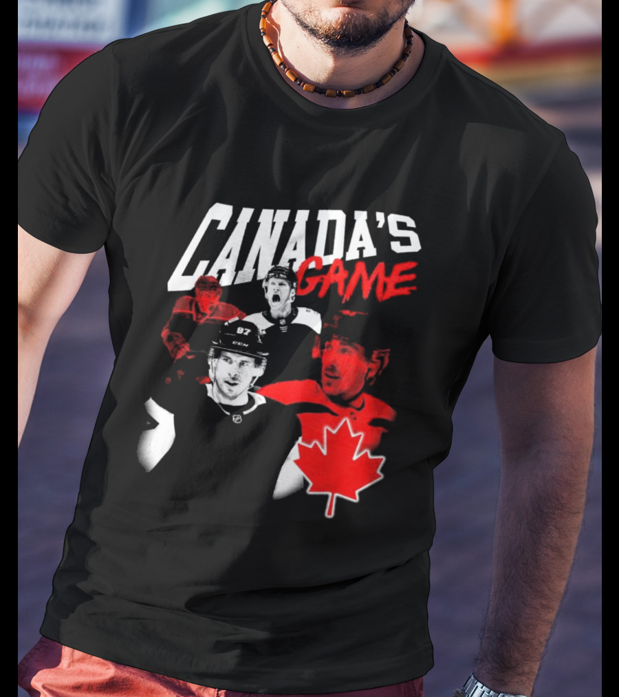Canada's Game 4 Nations Team Maple Leaf T-Shirt