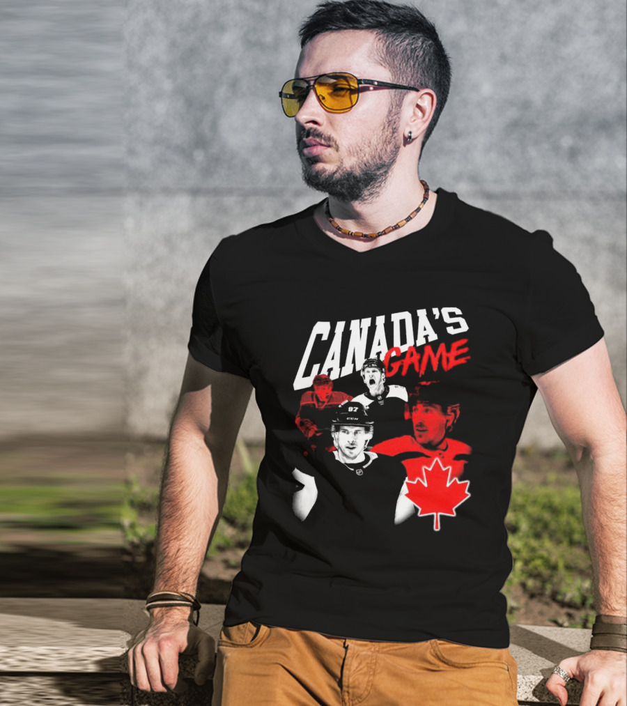 Canada's Game 4 Nations Team Maple Leaf T-Shirt