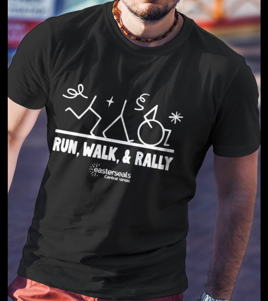 Run Walk Rally Easterseals Central Illinois 2025 T-Shirt