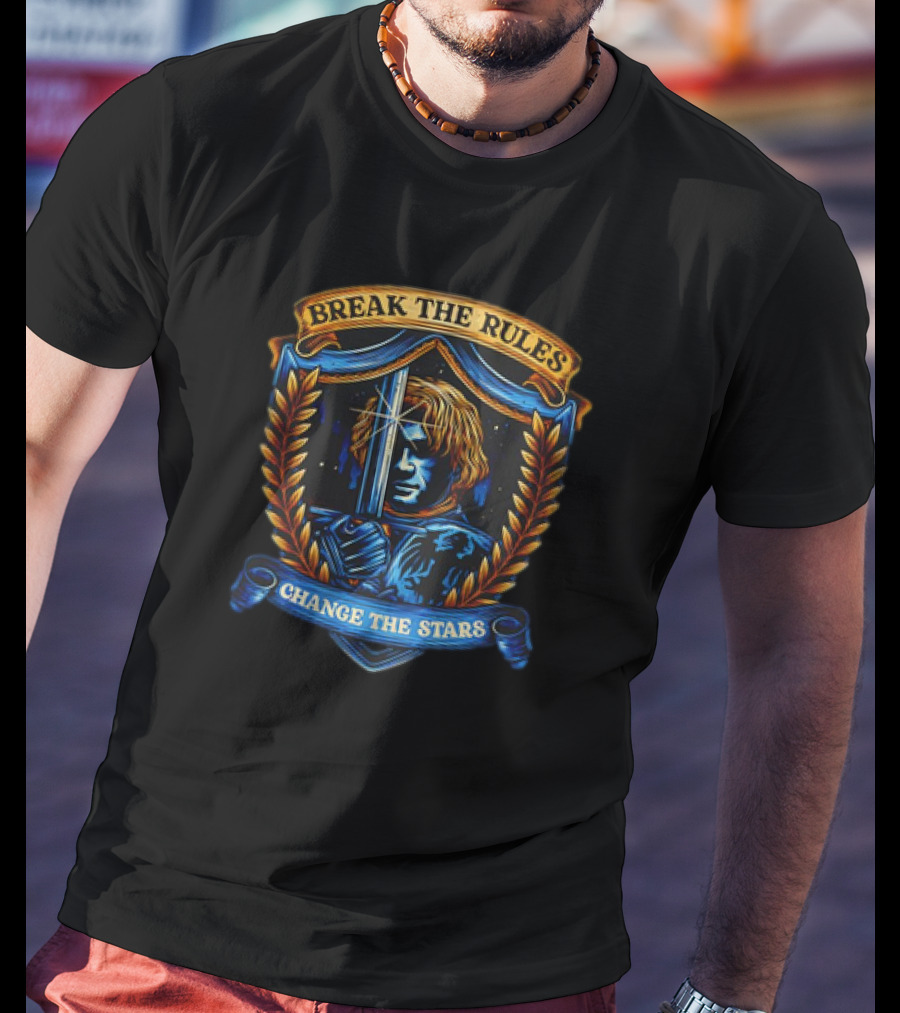 A Knight’s Tale Break The Rules Change The Stars Knight Emblem T-Shirt