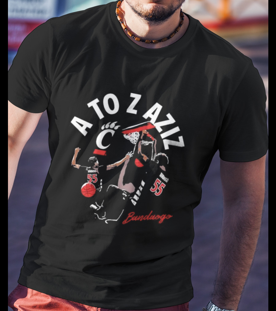A To Z Aziz Bandaogo 55 Basketball Stars T-Shirt