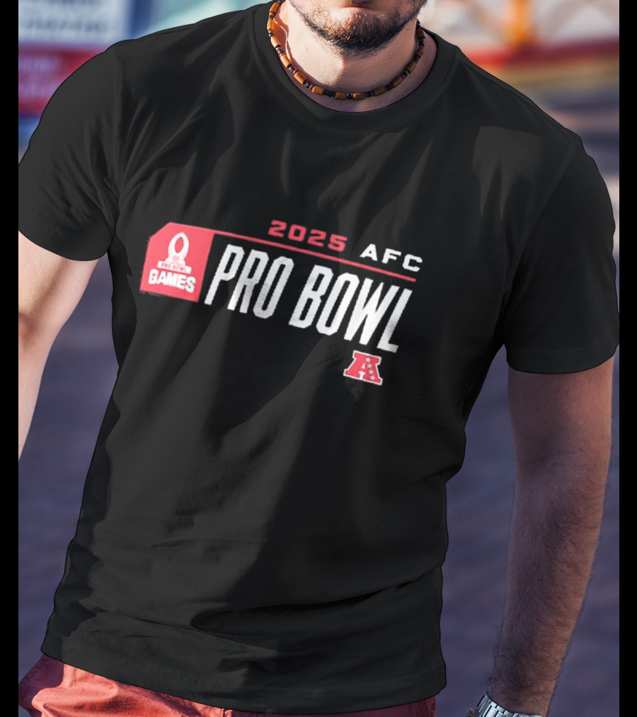 AFC 2025 Pro Bowl Games Pick-A-Player Event Logo T-Shirt