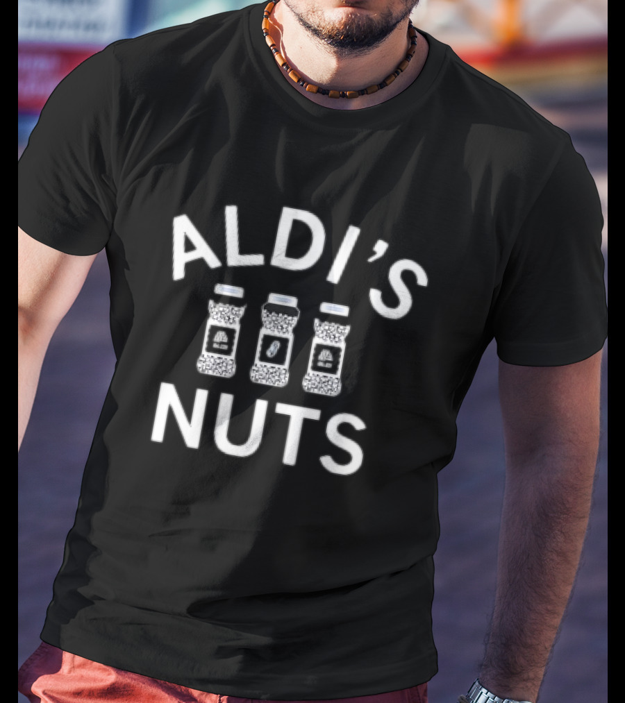 Aldi’s Nuts With Peanut Canisters Graphic T-Shirt