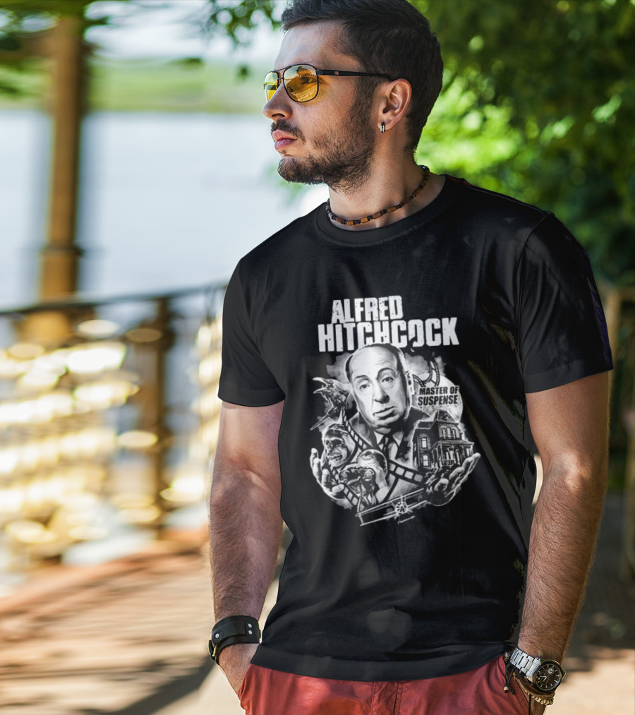 Alfred Hitchcock Master Of Suspense King Of The Silver Screen T-Shirt