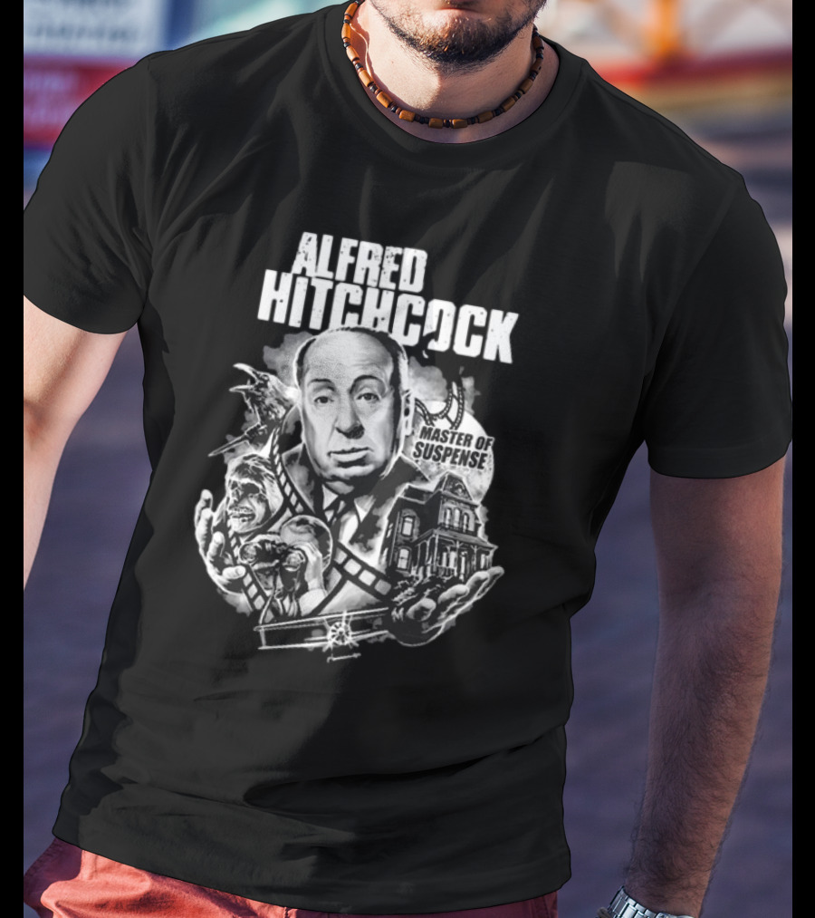 Alfred Hitchcock Master Of Suspense King Of The Silver Screen T-Shirt