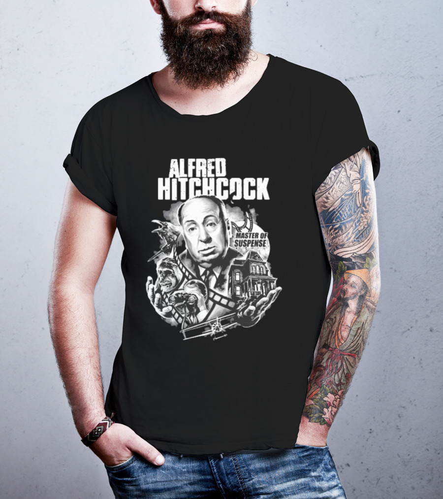 Alfred Hitchcock Master Of Suspense King Of The Silver Screen T-Shirt