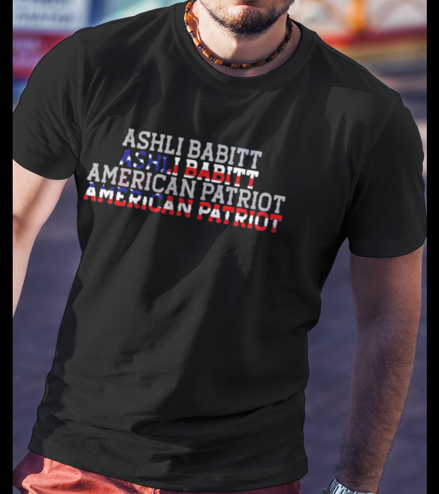 American Patriot Ashli Babbitt Stars And Stripes T-Shirt