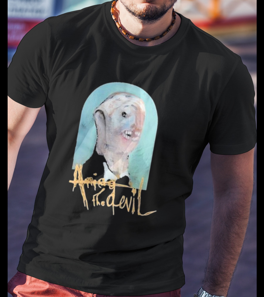 Amigo The Devil Cannibal Within Cover Distorted Face Art T-Shirt