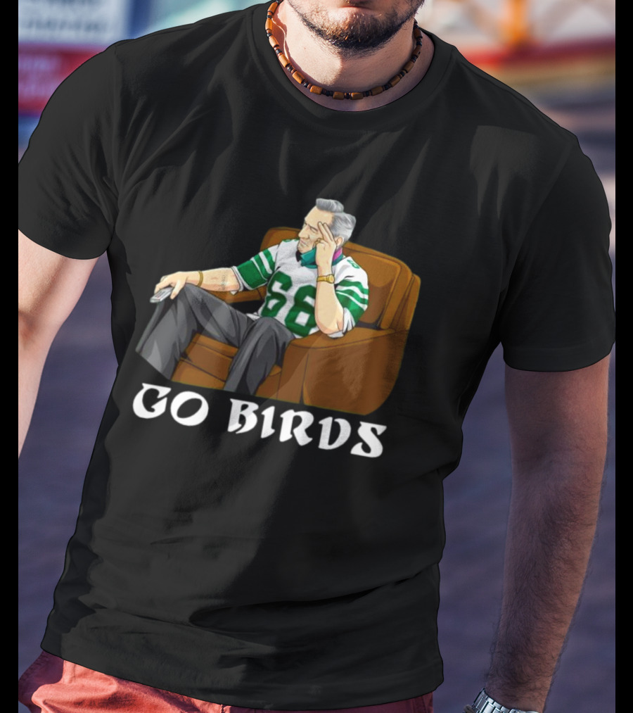 Andy Reid 66 Go Birds Football Fan Apparel T-Shirt