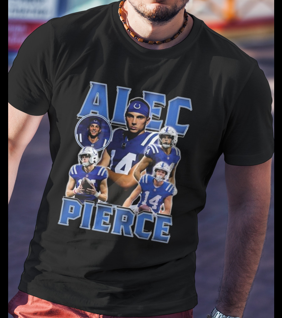 Alec Pierce Indianapolis Football Number 14 Colts T-Shirt