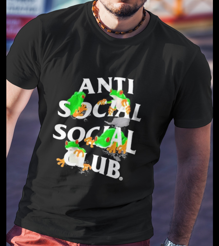 Anti Social Social Club Red Eyes Frog T-Shirt