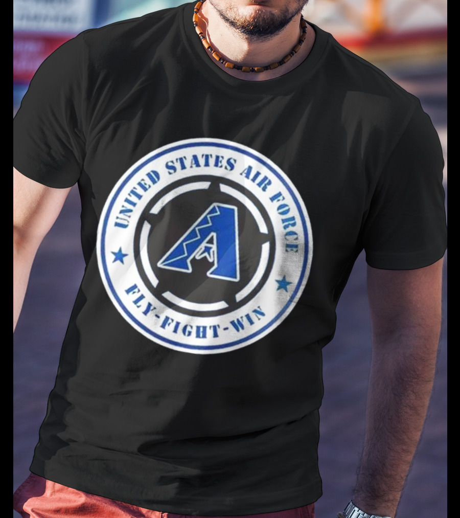 Arizona Diamondbacks United States Air Force Fly Fight Win Military Appreciation Night 2025 T-Shirt