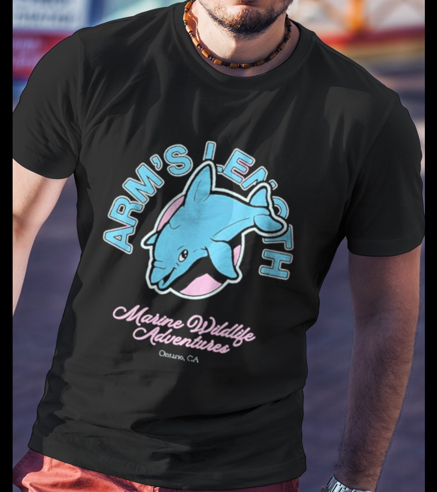 Arm’s Length Marine Wildlife Adventures Ontario CA Dolphin T-Shirt