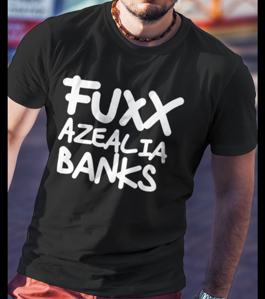 Fuxx Azealia Banks Statement Text Bold Style T-Shirt