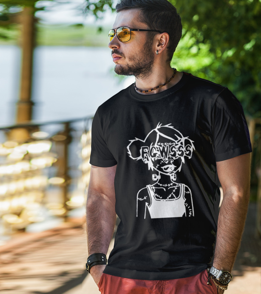 Frankengirl RCWSSS B & W Expression T-Shirt