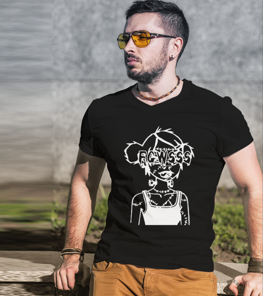 Frankengirl RCWSSS B & W Expression T-Shirt