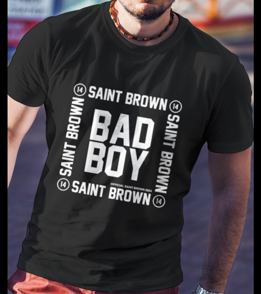 Bad Boy Saint Brown 14 T-Shirt