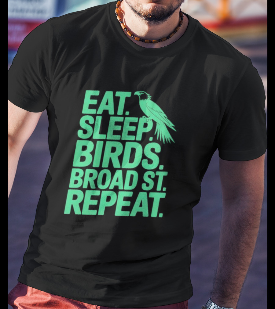 Birds Broad St Repeat T-Shirt