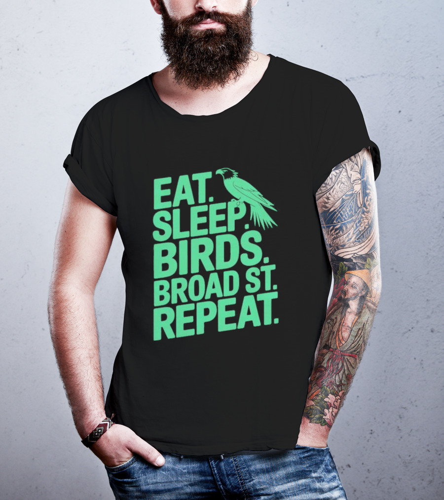 Birds Broad St Repeat T-Shirt