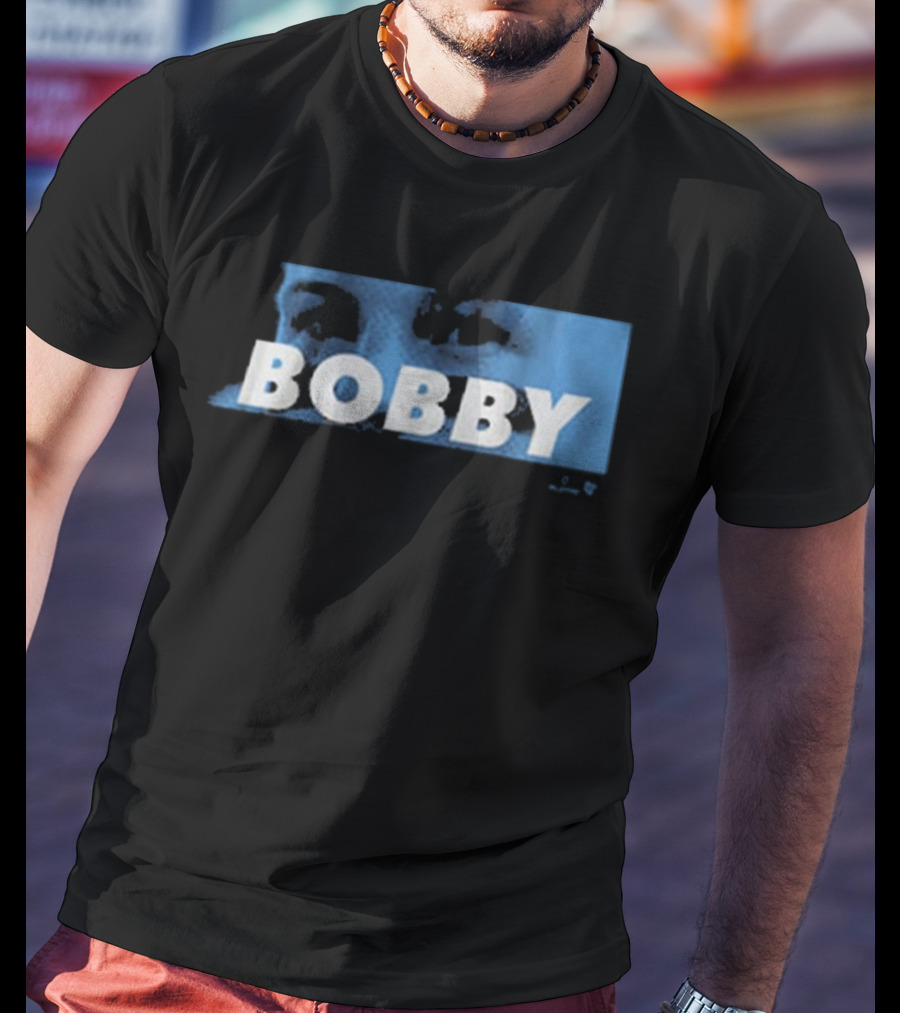 Bobby Witt Jr Bobby Eyes Blue Text T-Shirt