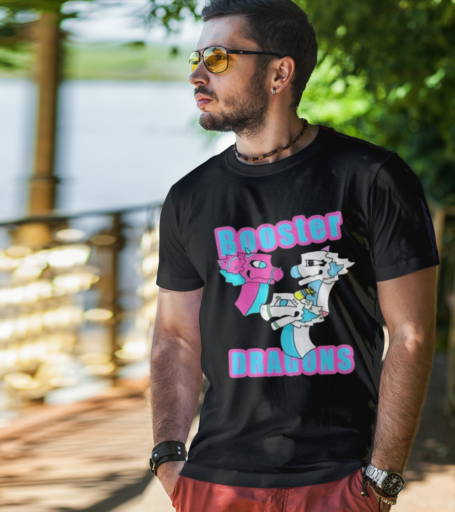 Booster Dragons Heavyweight T-Shirt